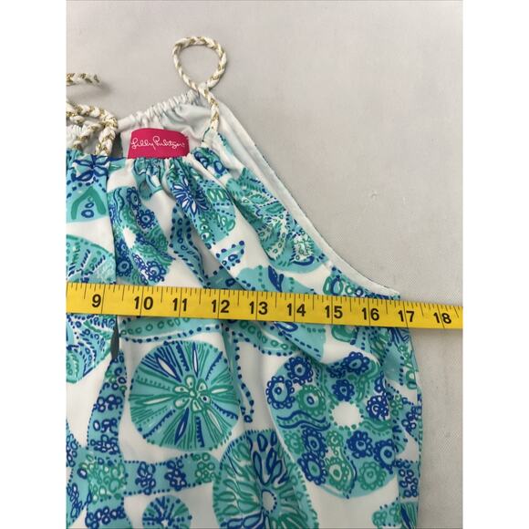 LILLY PULITZER For Target Womens XS Strapless MAXI DRESS Beachy - Picture 8 of 10